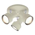 Westinghouse Three-Light Indoor Multi-Direction Flush-Mount Ceiling Fixture Off Wht 6632600